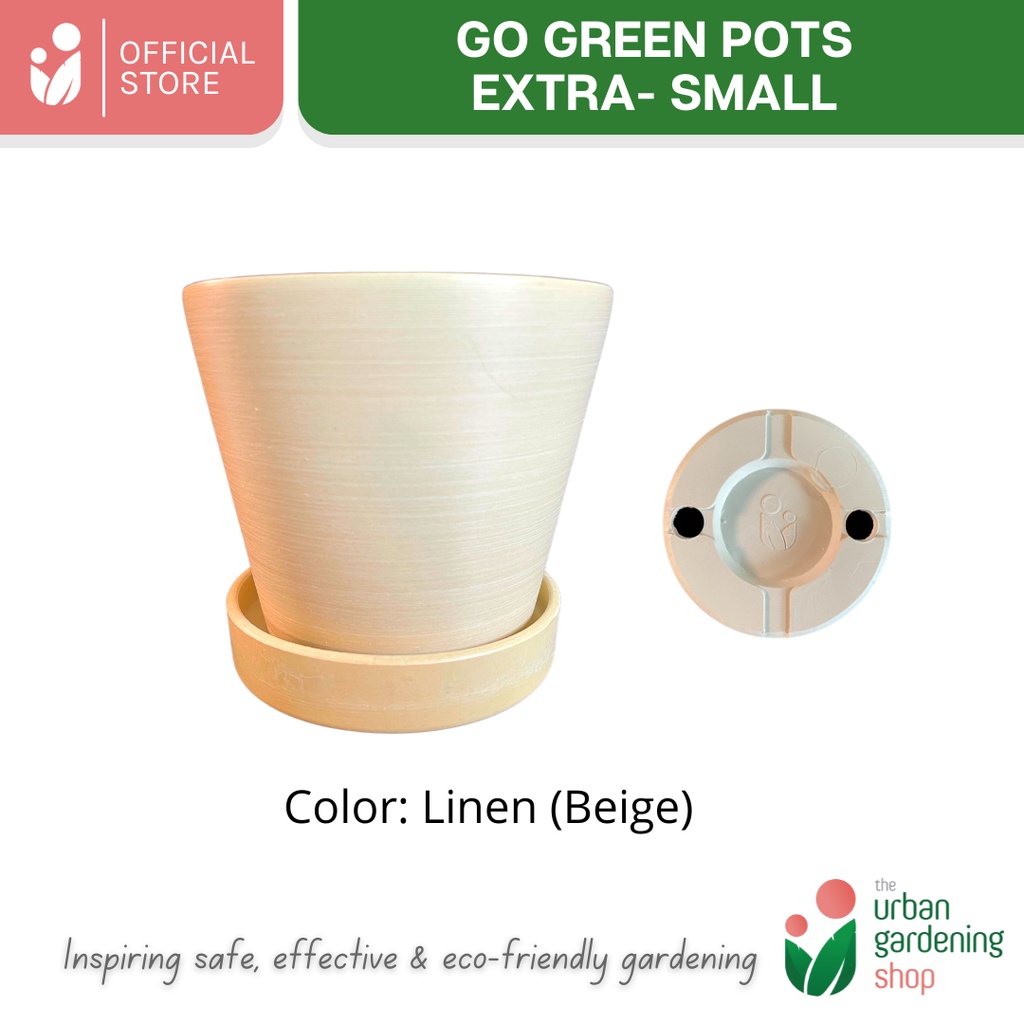THE URBAN GARDENING SHOP Go Green Eco-Friendly Garden Pot - Classic ...