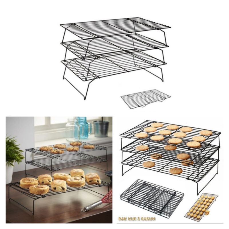 Cooling rack 3 layers Cooling rack for dry cakes | Shopee Philippines