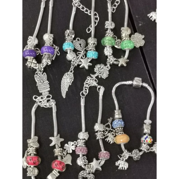 pandora bracelet RANDOM design and color | Shopee Philippines