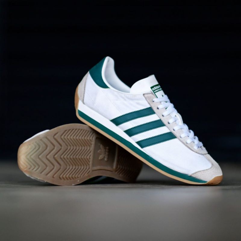 Adidas Country OG White Green Original Men s Sneakers Shoes Shopee Philippines