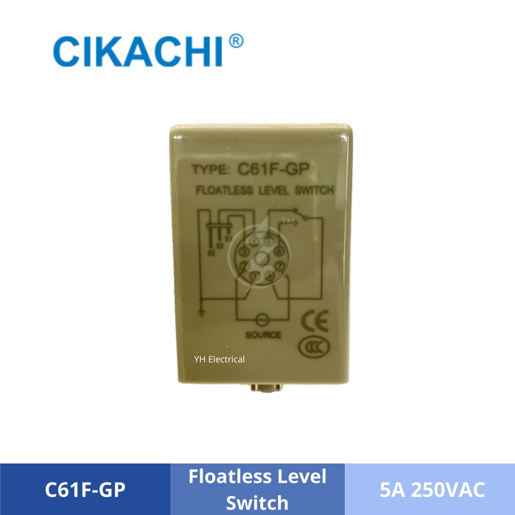 CIKACHI (CKC) C61F-GP Floatless Level Switch /Water Level Controller ...