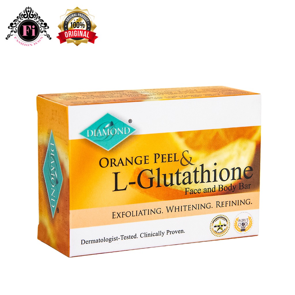 orange peel l glutathione soap review Diamond & L-Glutathione Face & Body Bar : Facial Soaps : Beauty & Personal Care Diamond Orange Peel & L-Glutathione