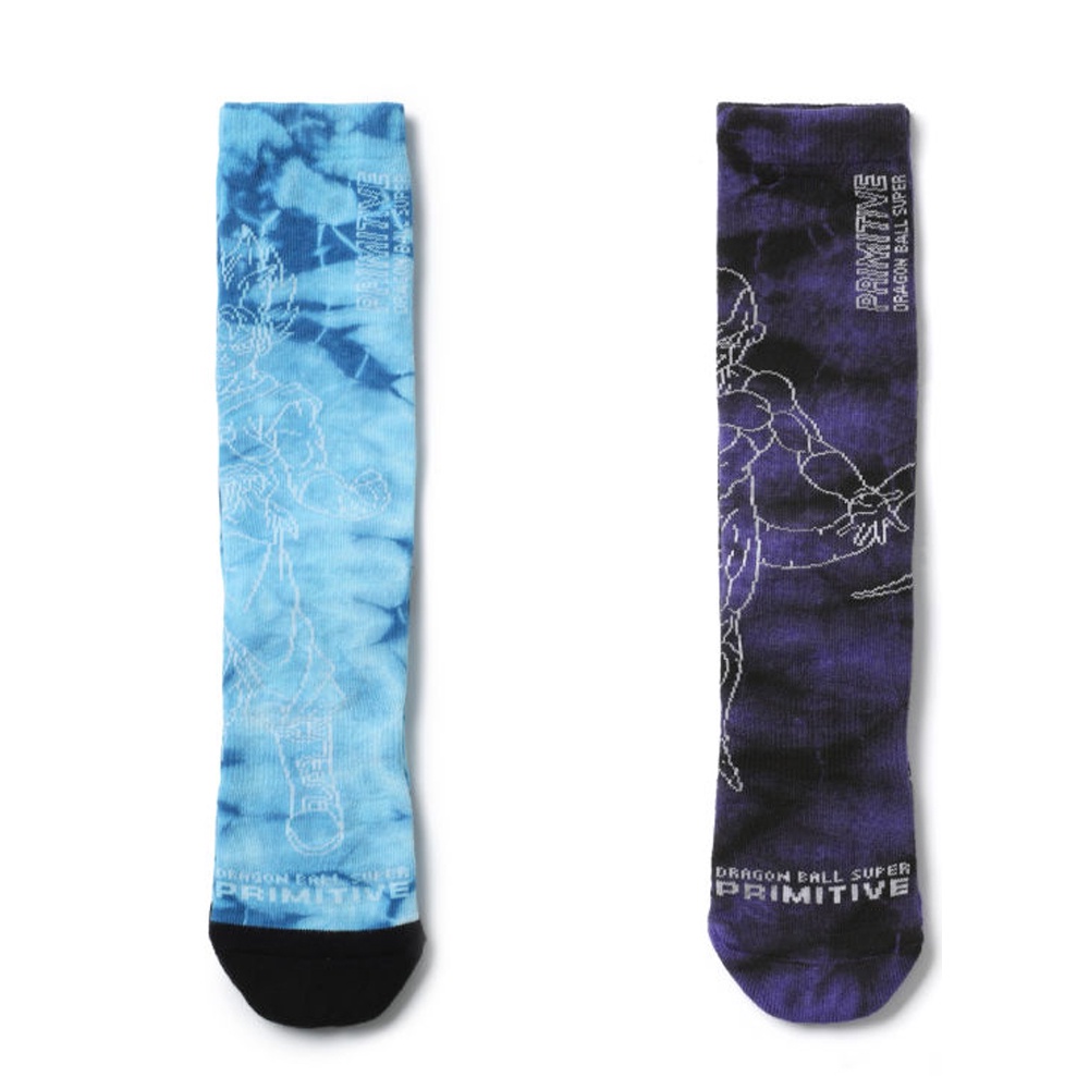 PRIMITIVE X Dragon Ball Z washed socks ( Frieza / Goku ) | Shopee ...