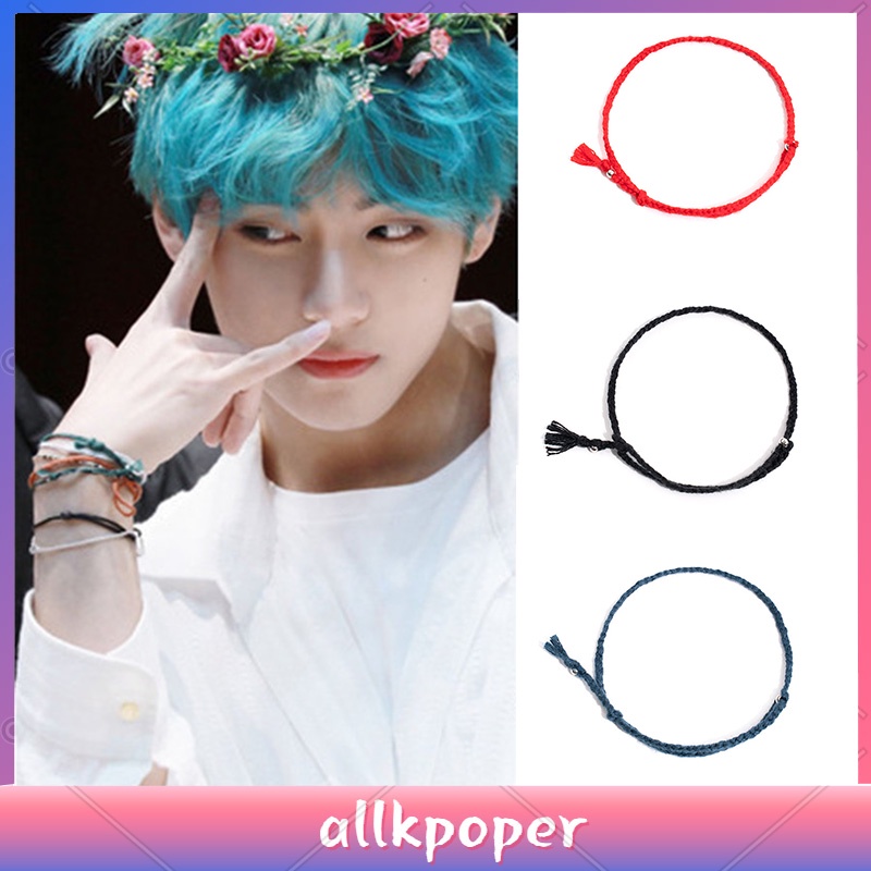 Bts v deals red bracelet