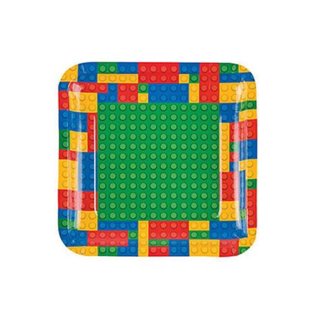 Lego paper hot sale plates