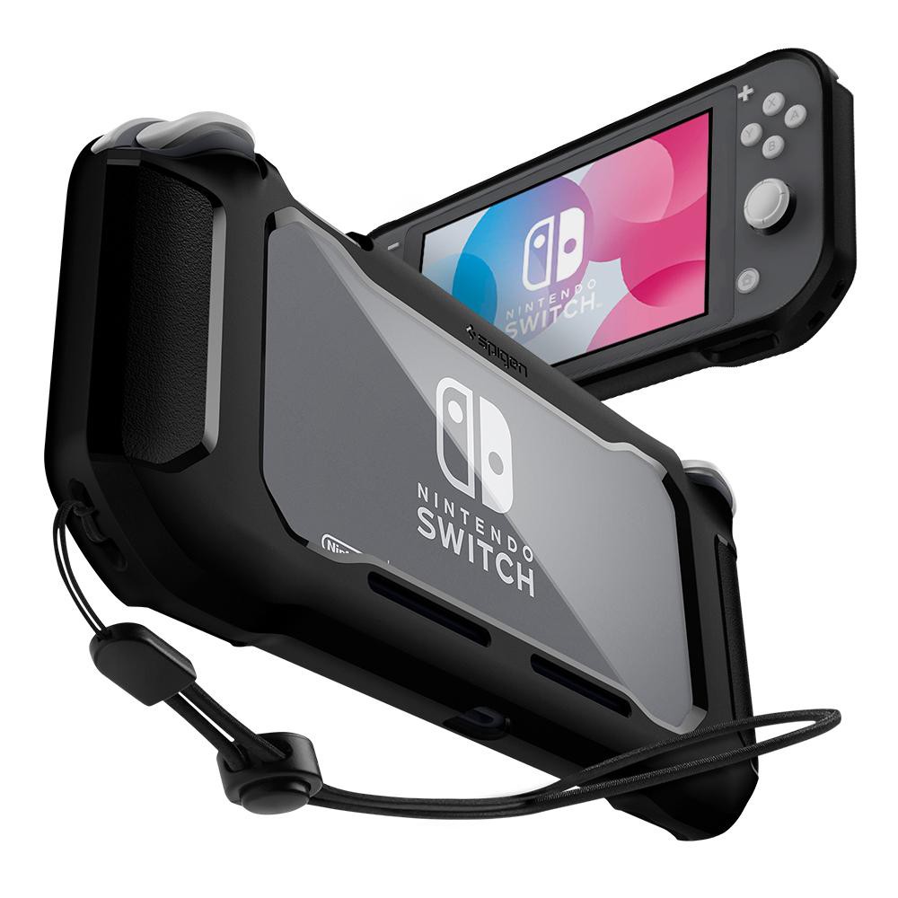 Spigen Nintendo Switch Lite Case Rugged Armor Matte Black | Shopee ...