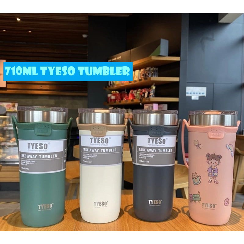 550ML 710ML TYESO Stainless Steel Travel Tumbler 24oz Insulated