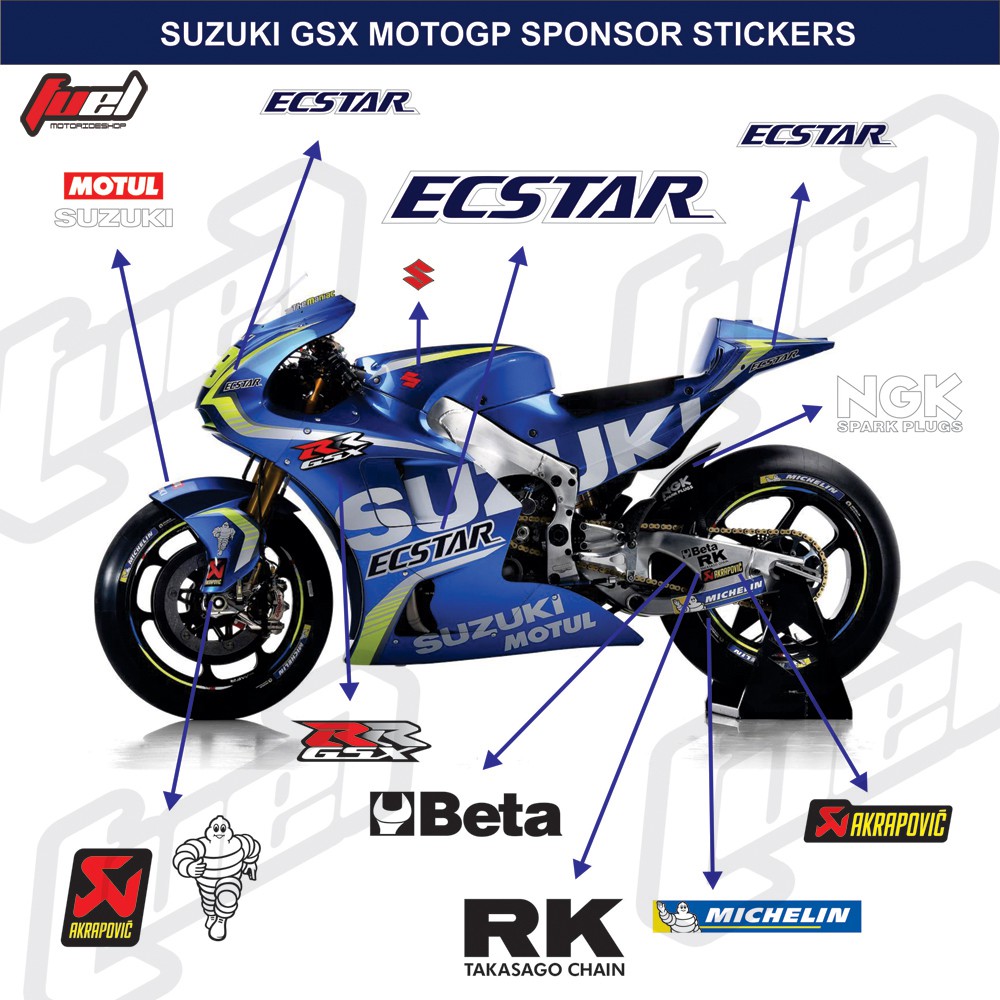 Sticker Moto GP - Sponsors - rb005