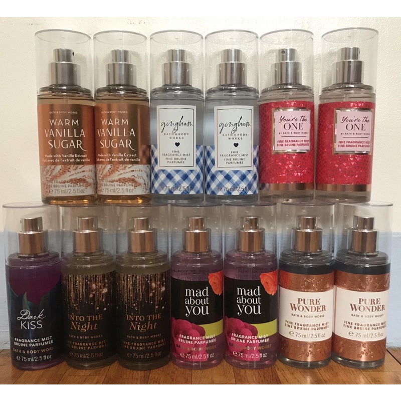 Bath and body works store travel size