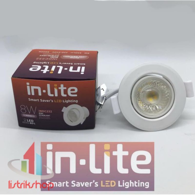 Inlite / In-lite Downlight Led Spot 8 Watt - INDC232 | Shopee Philippines