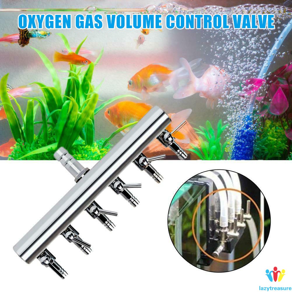 Aquarium Air Splitters Valve Regulating Pump Tube Connector Oxygen ...
