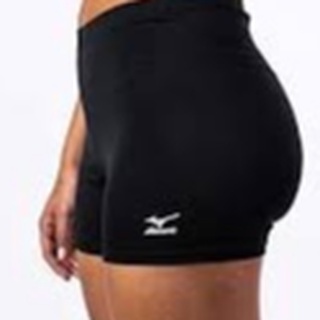 Mizuno Volleyball Spandex Shorts Hot Shorts Black Spandex Size