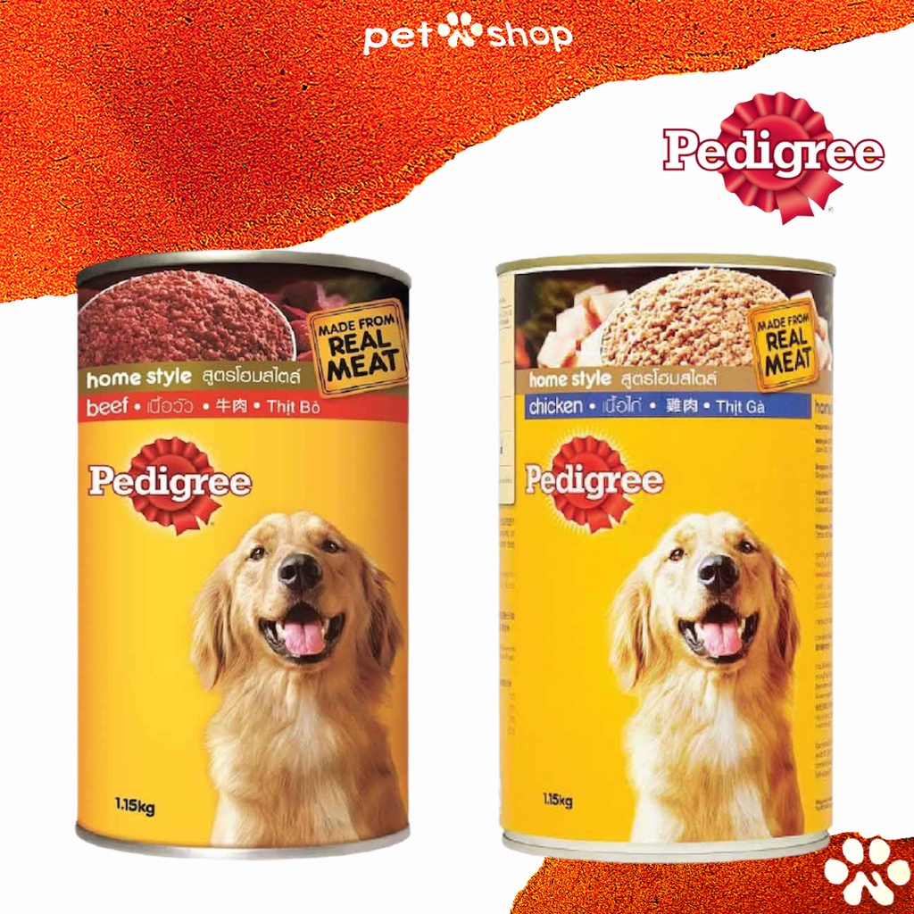 Pedigree canned outlet food