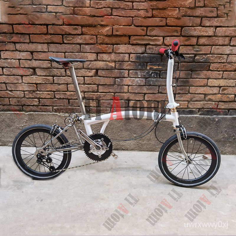 titanium folding bicycle