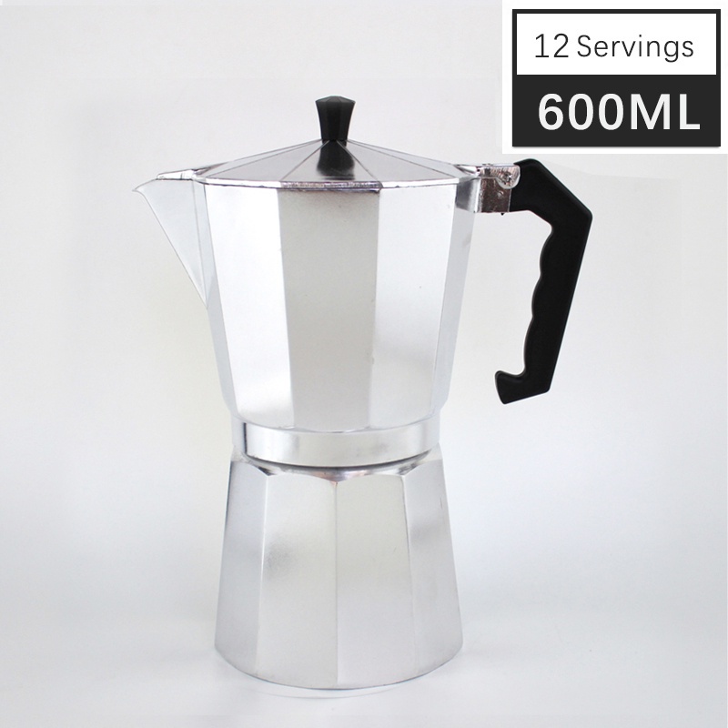 Aluminum coffee maker best sale