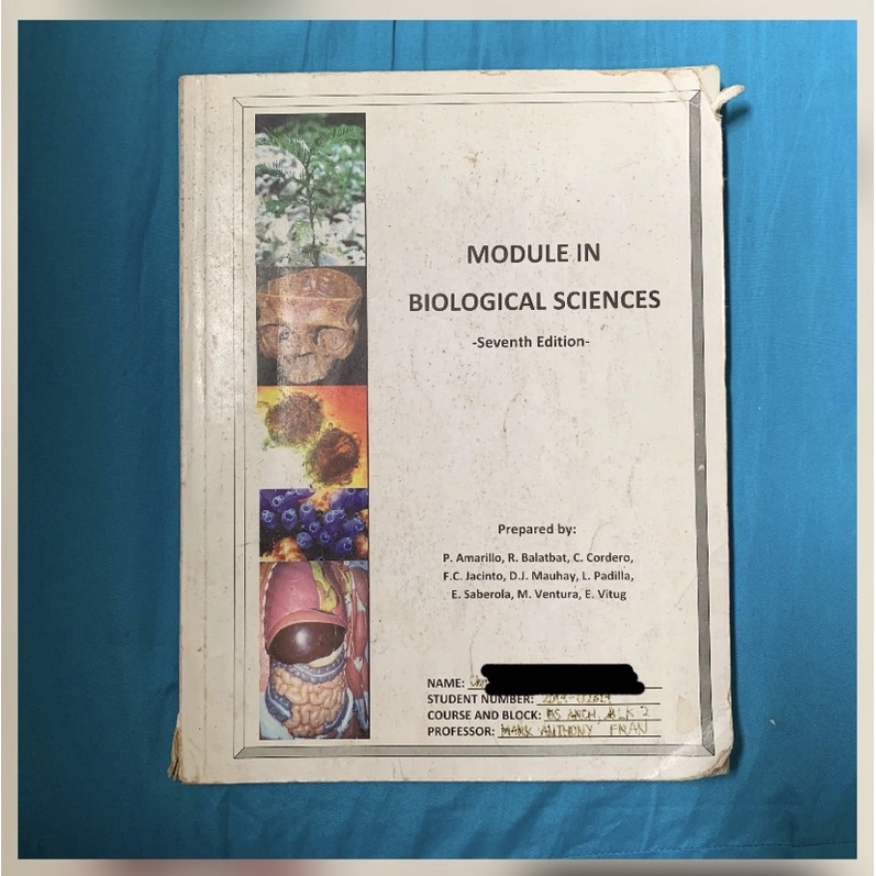 Module in Biological Sciences (Seventh Edition) | Shopee Philippines