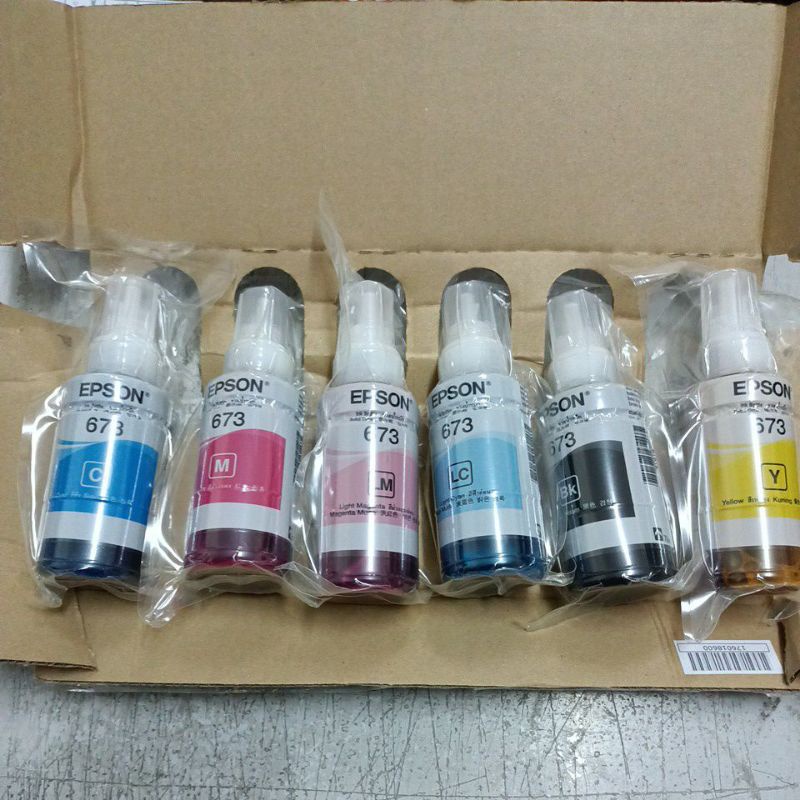 Epson 673 L805 L1800 Original Ink 70ml Bottle Shopee Philippines 