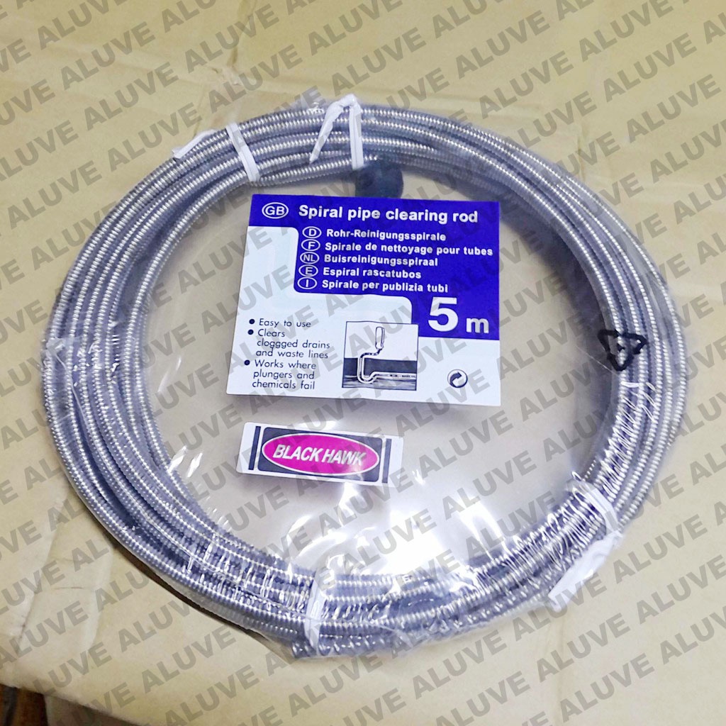 Drain Auger Clearing Rod | Declogger | Pipe | 1/4