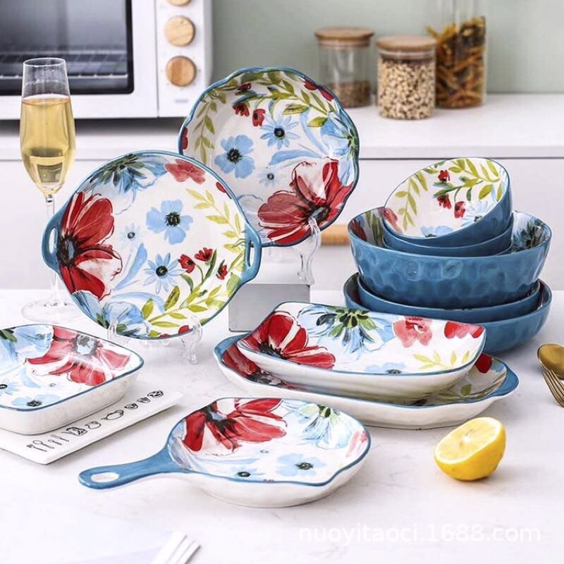 CERAMIC TABLEWARE SET (12 pcs per set) | Shopee Philippines