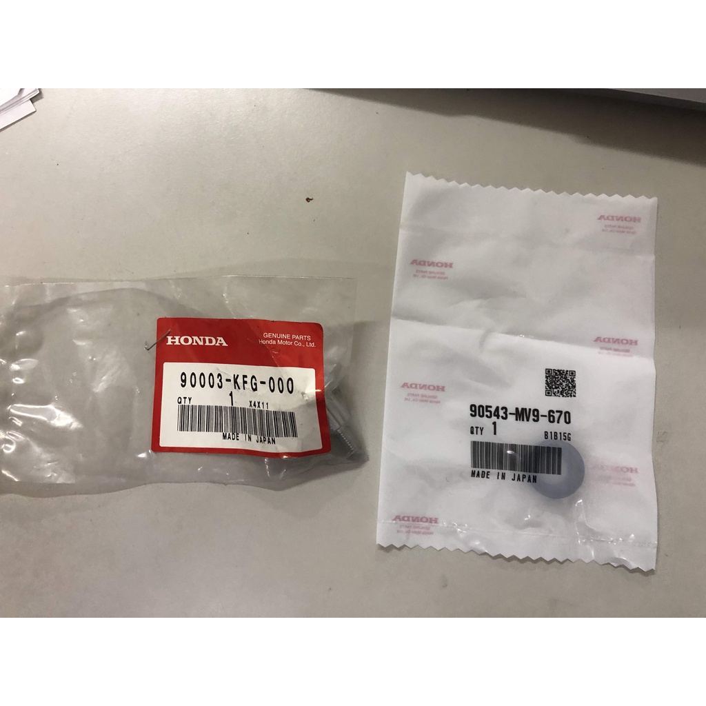 Honda Genuine Cylinder Head Bolt and Rubber Mounting for Various Models ...