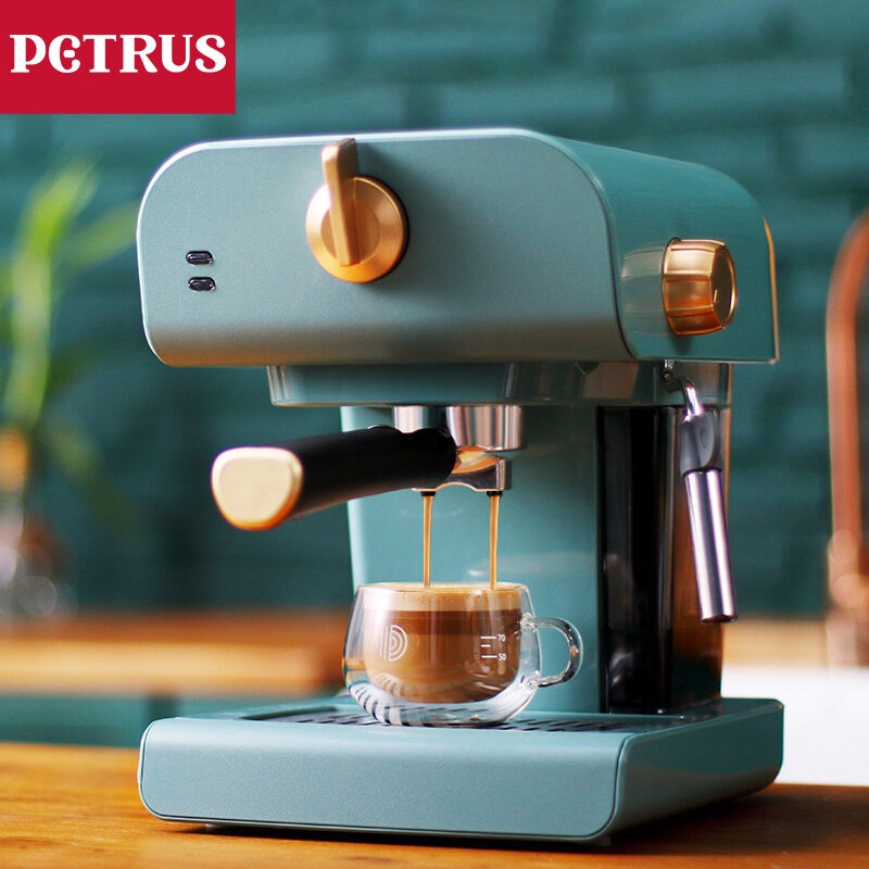 Petrus PE3320 Semi-automatic Espresso Coffee Machine with steam milk ...