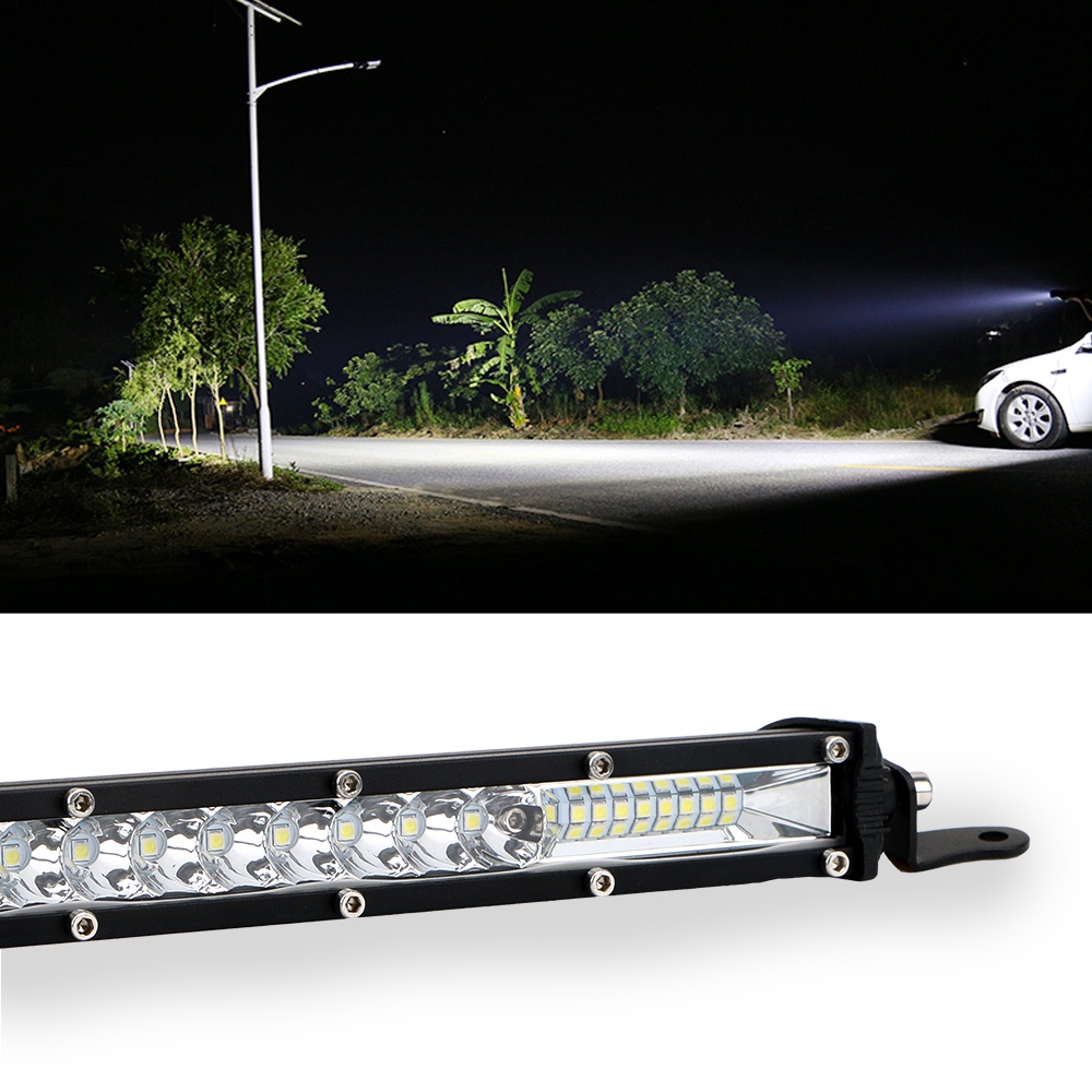 LED Work Light Car Light Bar Flood Driving Light 10 20 inch Shopee
