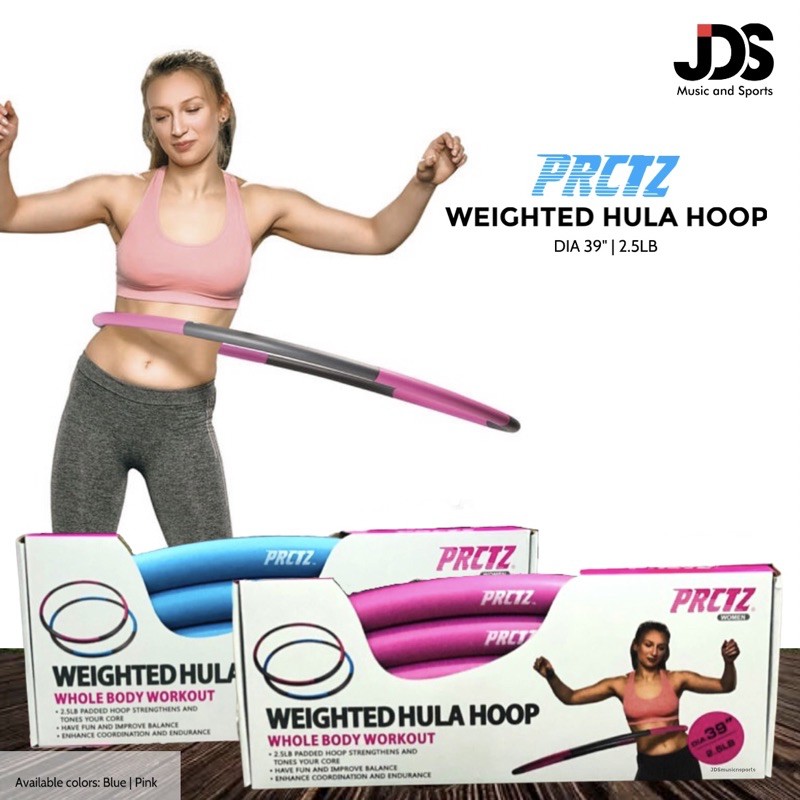 PRCTZ 2.5lb Fitness Weighted Hula Hoop