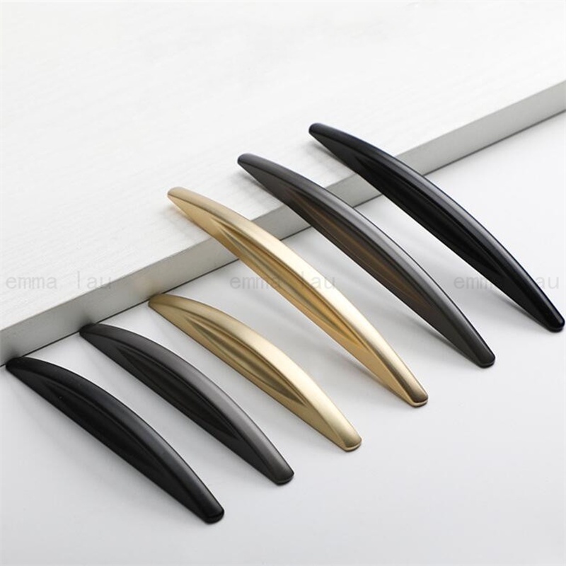 Simple Zinc Alloy Handles Double Hole Cabinet Door Knobs Furniture ...