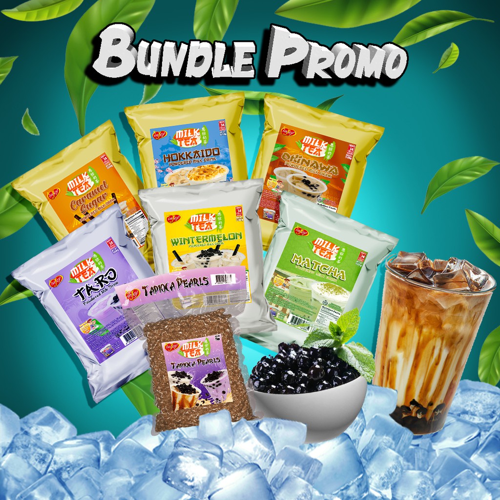 inJoy Milk Tea Powder Tapioca Pearls Sale Bundle | Shopee Philippines