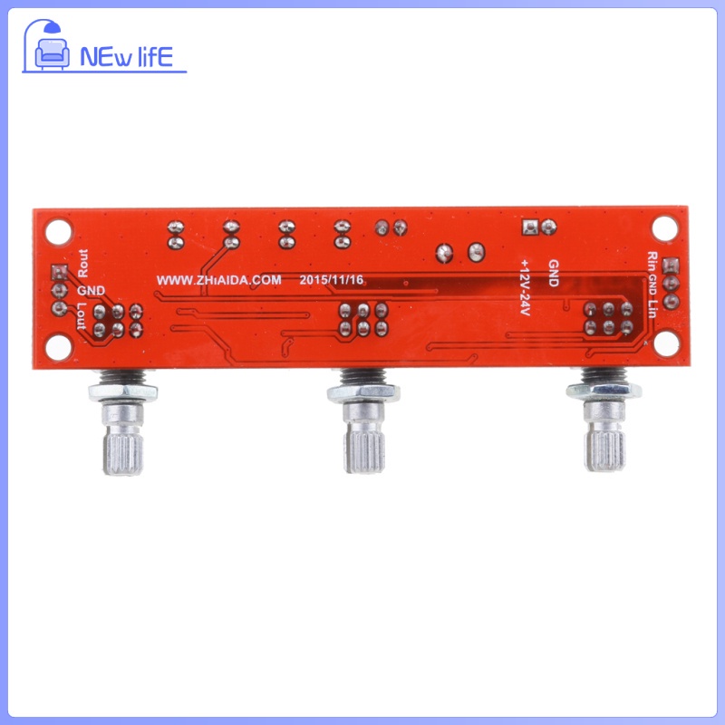 NE5532 Preamp Pre-amplifier Tone Board Bass Volume Control Module ...