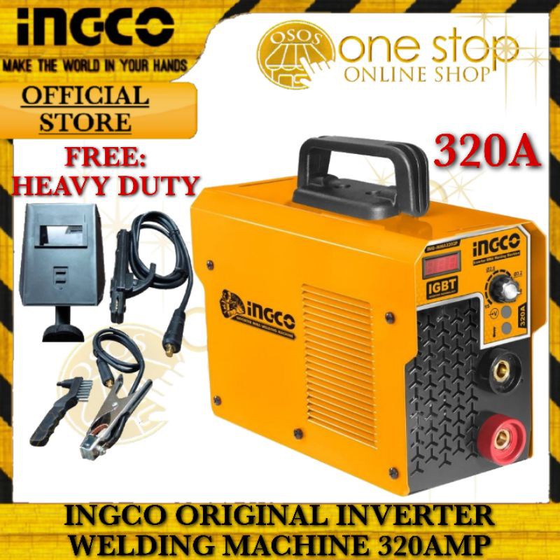 《happy》Ingco Inverter Welding Machine 320A & 220A w/ FREE welding helmet & welding gloves