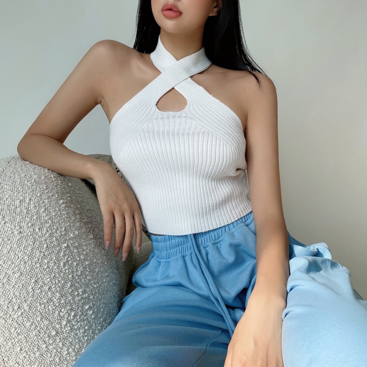 HALTER NECK SOFT トップス ラグアジェム HALTER NECK SOFT トップス