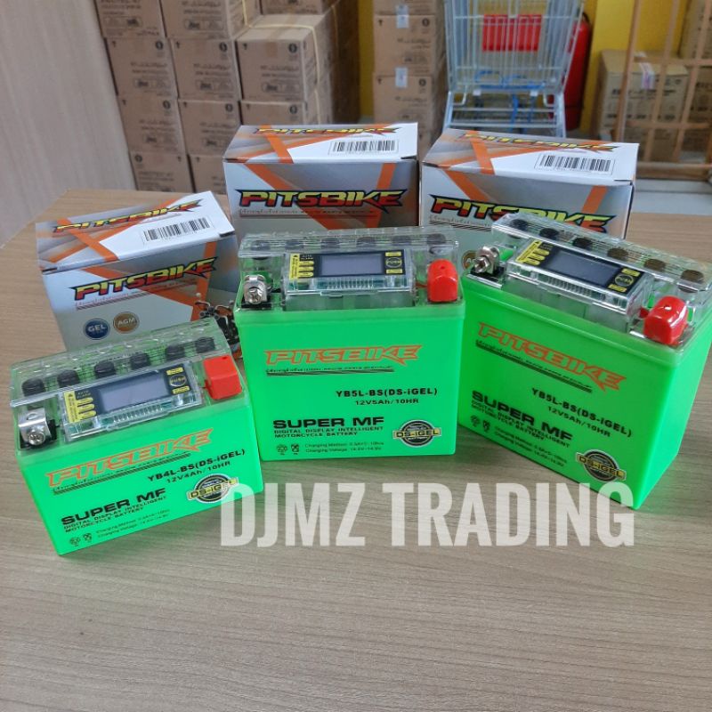 PITSBIKE Battery with Voltmeter DSiGEL (SNIPER, RAIDER, AEROX, NMAX