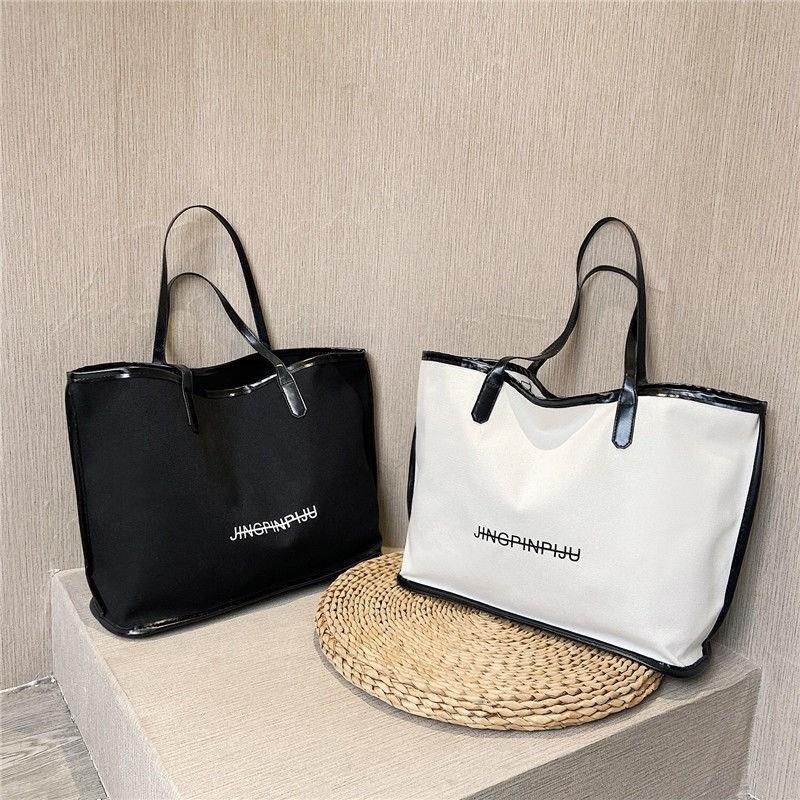 Korean fashion tote bag trend mesh Large square bag shoulder bag for