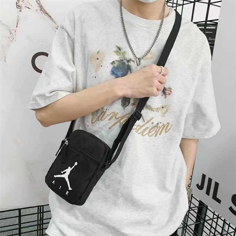 Jordan Sling Bag "Black" (OEM PREMIUM Quality) Shopee Philippines