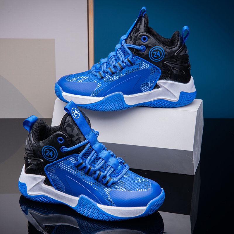 Boys Brand Yellow Basketball Shoes Kids Sneakers Thick Sole Non-slip  Children Sports Shoes Child Boy Basket Trainer Shoes Girls