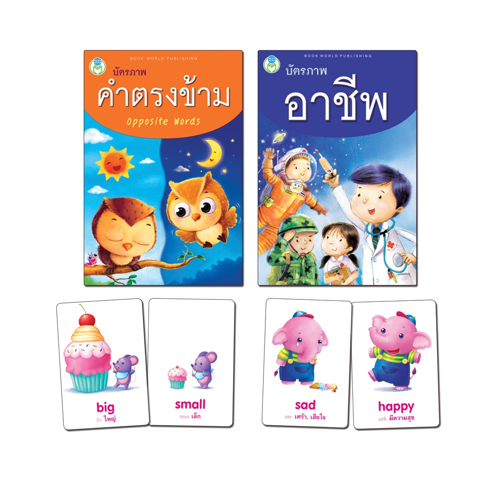 Book World Flash Card 4th Photo Opposite Occupation (1 Set Of 2 Boxes ...