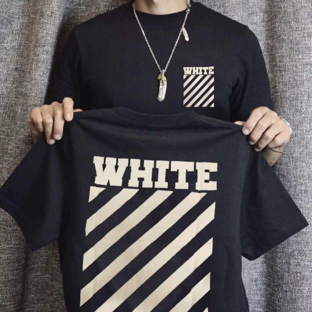 Black off white outlet t shirt