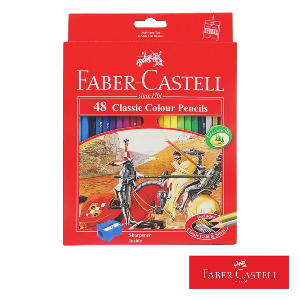 Faber Castell Colored Pencil Classic 12115858 48 Colors Long