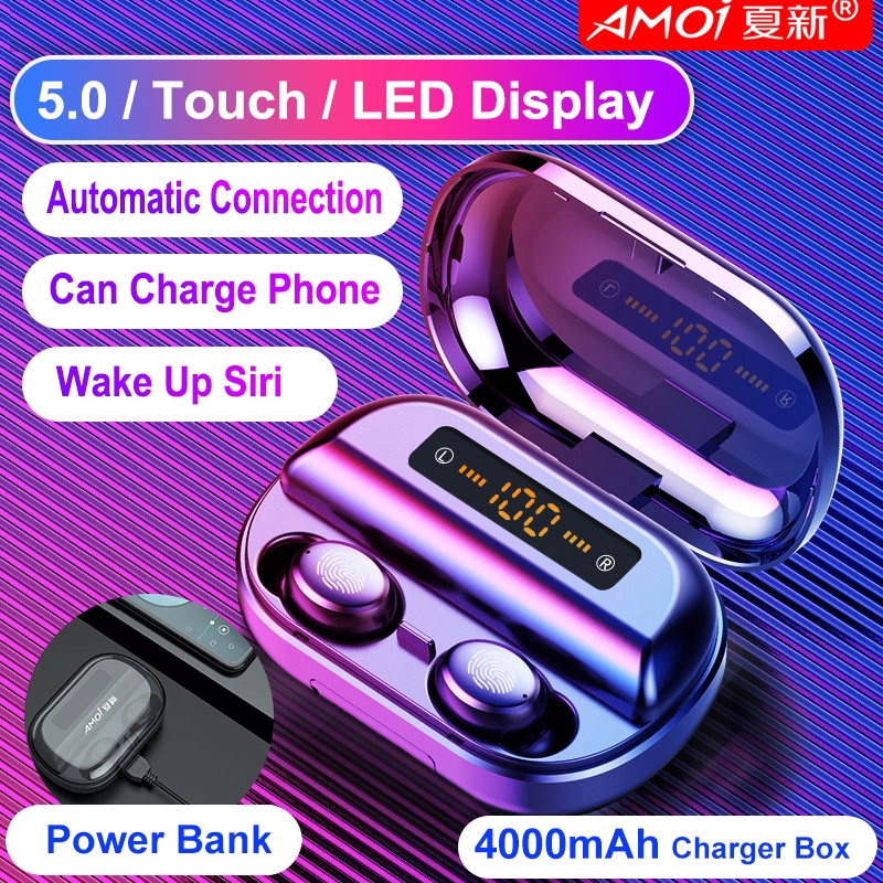 Amoi best sale bluetooth earphone