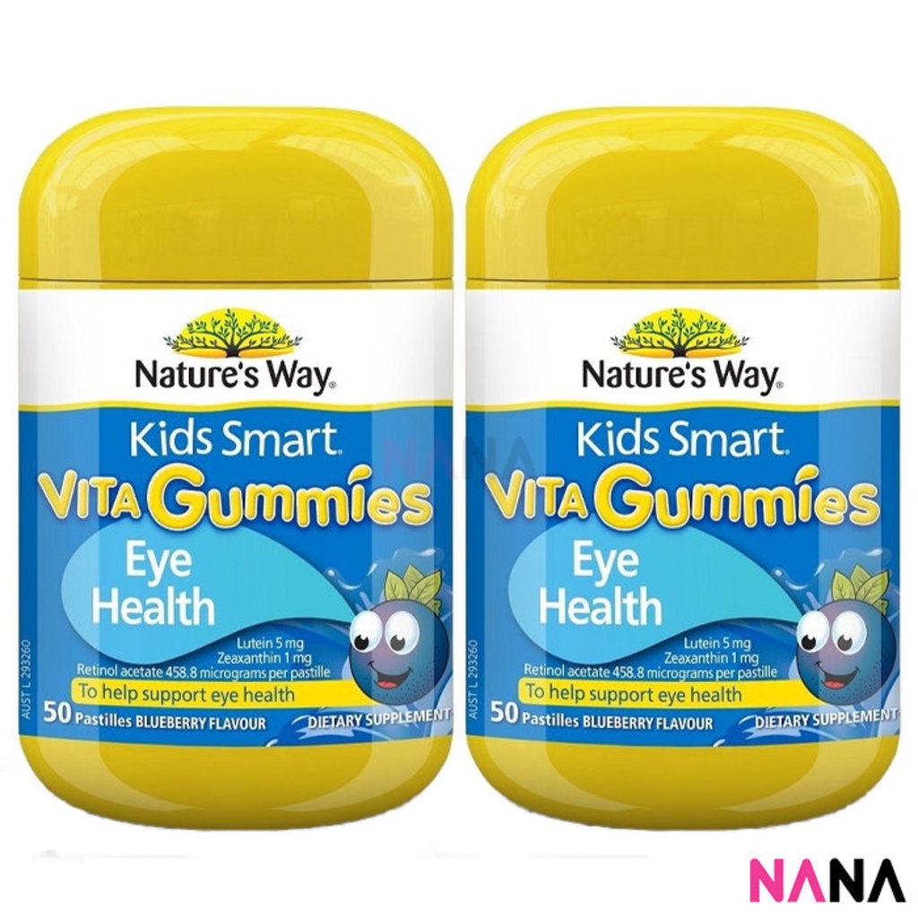 Nature's Way Kids Smart Vita Gummies Eye Health 50 Pastilles x 2 (EXP