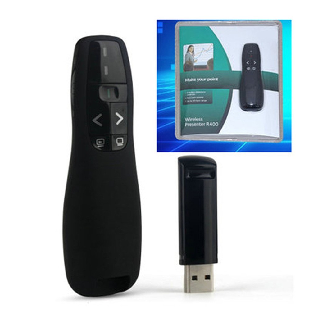 2 4ghz Usb Wireless Presenter Laser Pointer Ppt Remote Control Presentation Shopee Philippines