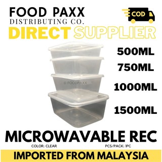 Microwavable Plastic Container Rectangular 700ml – Biz Asia Trading Inc.