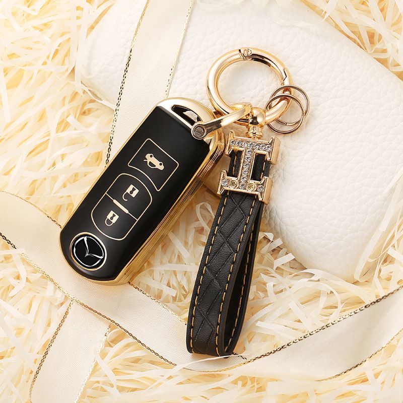 Key case for mazda 2,3,6 mazda CX5, CX8 CX3 with hanger | Shopee ...