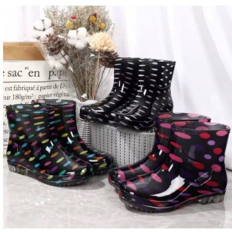women's rain boots low cut