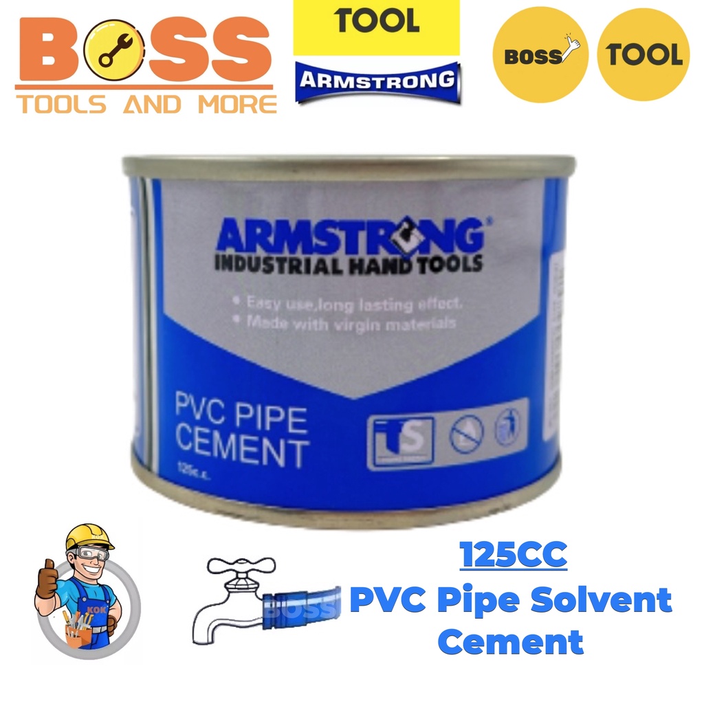 ARMSTRONG PVC PIPE CEMENT 125CC PVC SOLVENT CEMENT Shopee Philippines