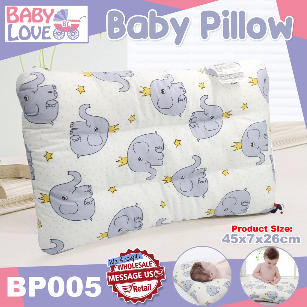 Baby Love BP005 Kids Sleeping Pillows Cotton Infant Baby Prevent Flat