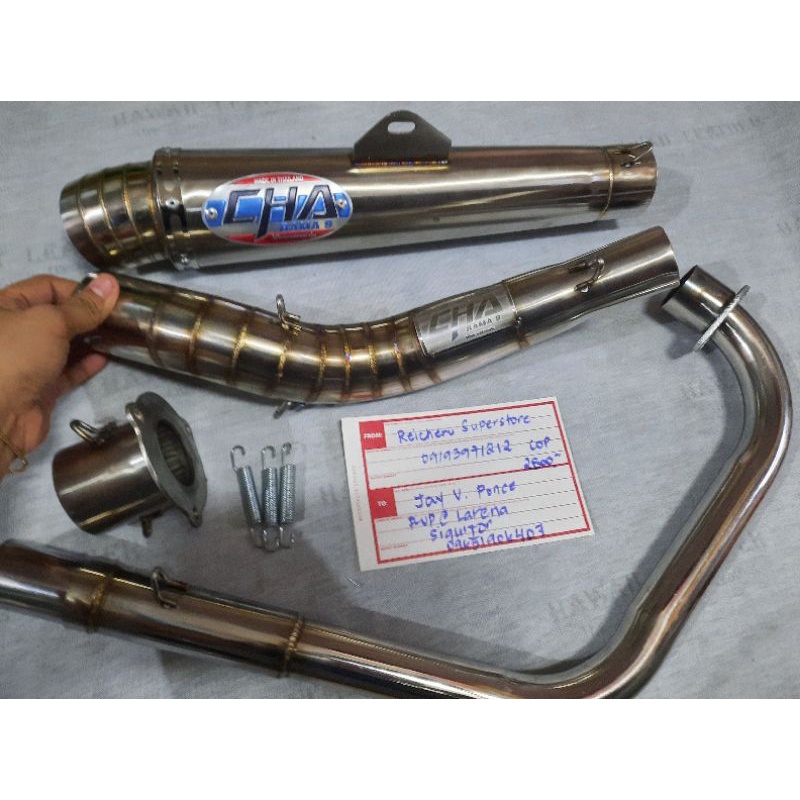 Open Pipe Muffler Set for DL150 51mm Shopee Philippines