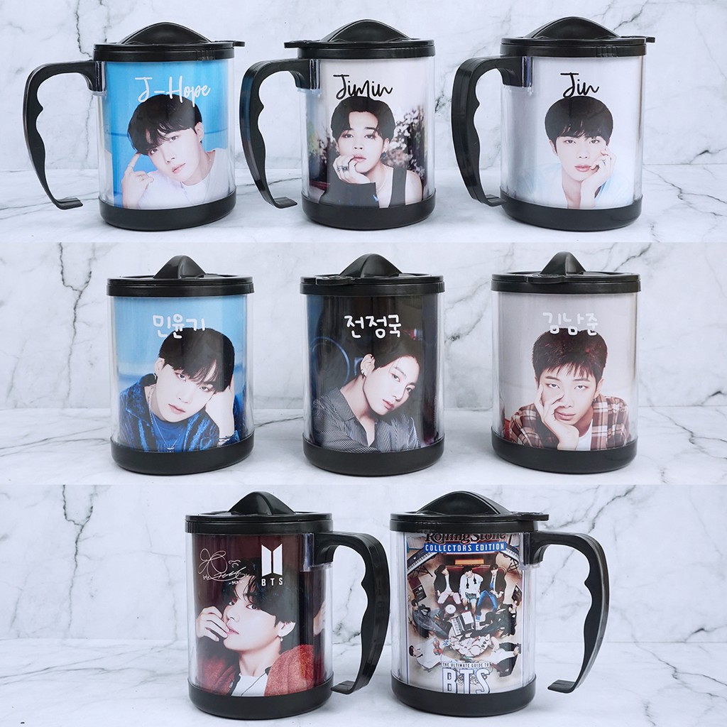 Bts BE Glass Tumbler version 3 - Unofficial KPOP Taehyung Jungkook ...