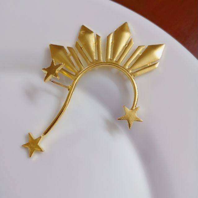 Catriona inspired ear cuff miss universe plain earring Shopee Philippines